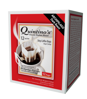 Qbags 12 sachets Archipelago Dark Roast