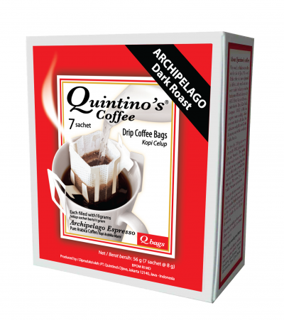 Qbags 7 sachets Archipelago Dark Roast